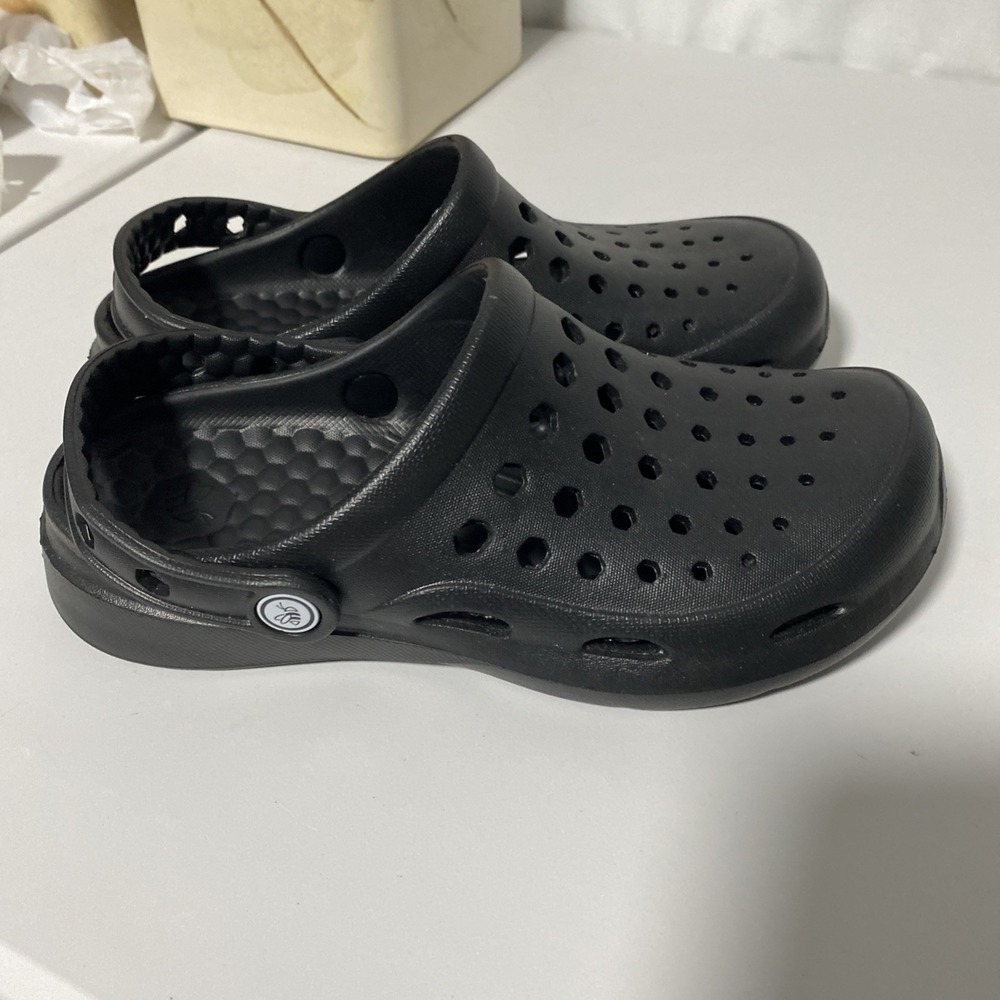 Joybees Active Clog Sandals Black Womens Size 6 Slip On EVA Outdoor Comfort